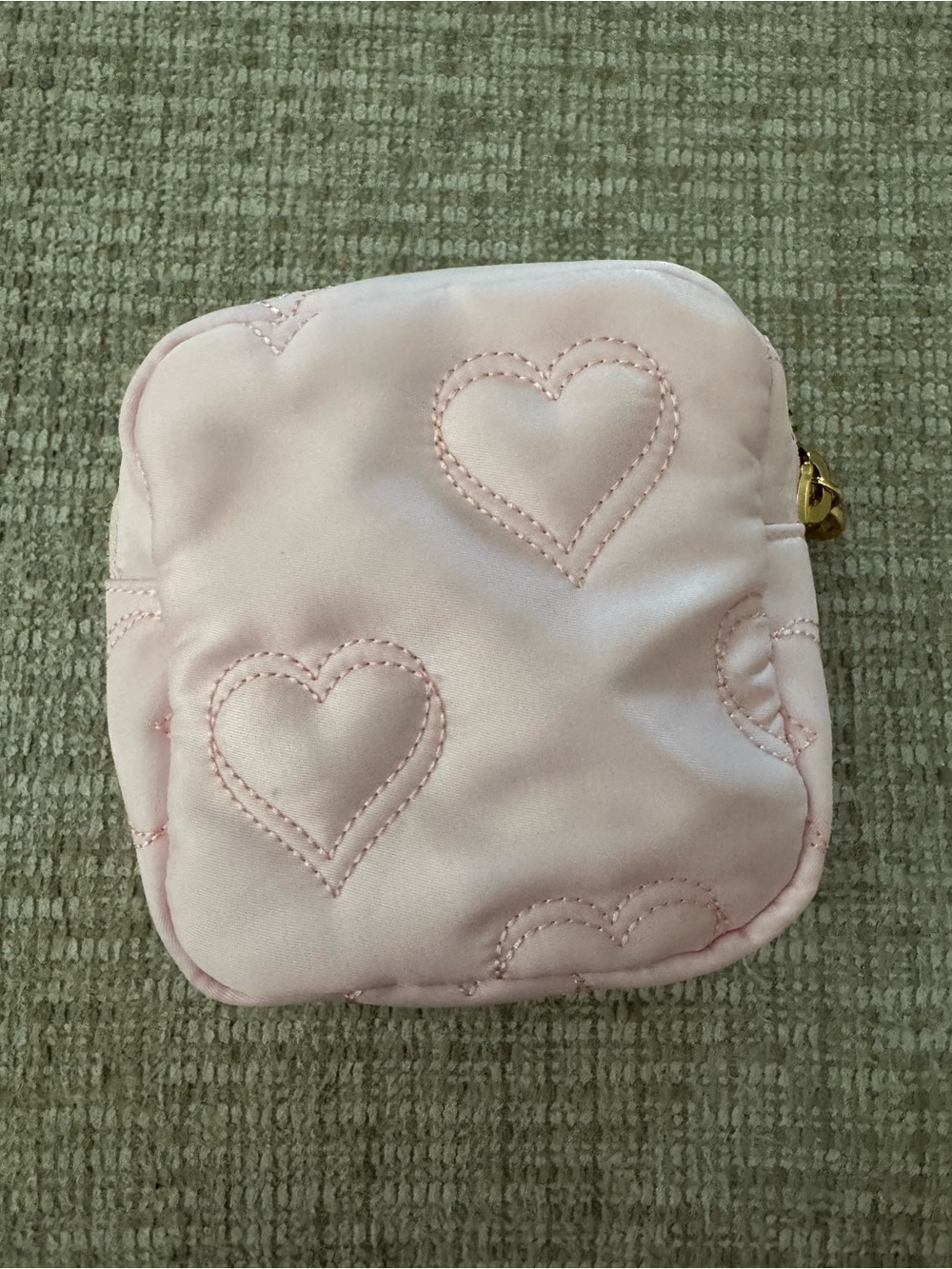 Stoney Clover Lane x Target Quilted Hearts Small Pouch, EUC